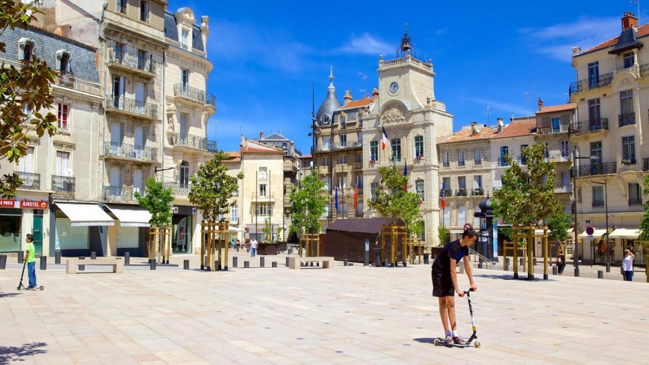 "Belle Etape"-Meuble De Tourisme 3 Etoiles -Residence "Les Logis De Beziers"-Garage Optionnel-Coeur De Ville-Plages A 16Km ! Eksteriør billede